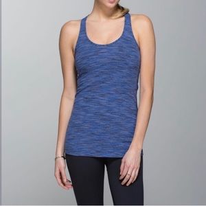 Lululemon Cool Racerback in Wee Are From Space Cadet Blue Sz 6
